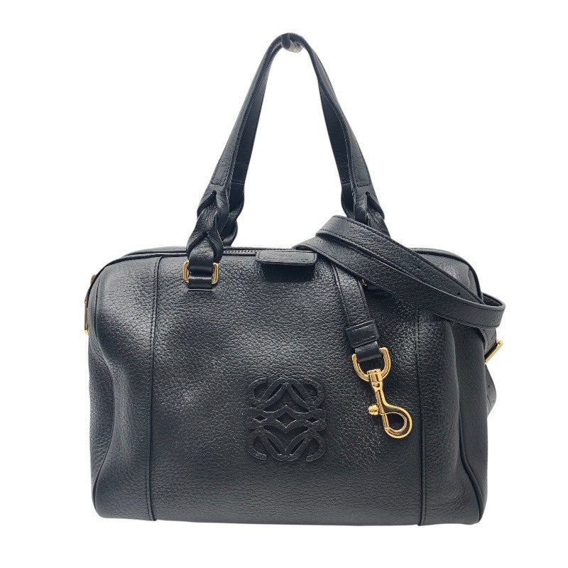 ロエベ LOEWE フスタ25 31627.F27 ブラック レザー レディース