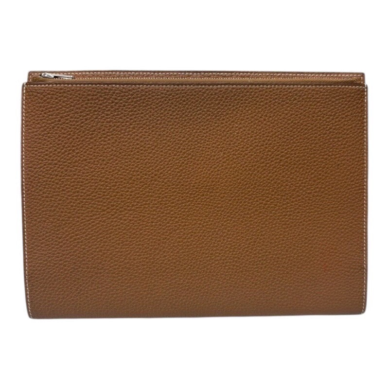 エルメス HERMES ノートカバー EAジップA5 U刻 ゴールド トゴ ユニ