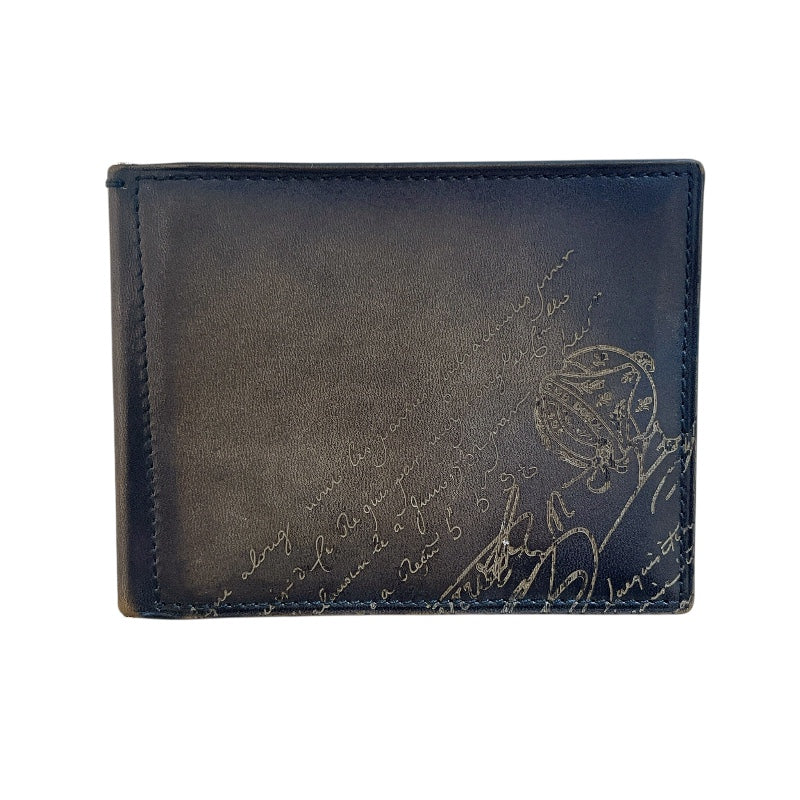 ✨極美品　付属品あり✨ベルルッティ　二つ折り　お札入れ　マコレ　カリグラフィ ベルルッティ Berluti カリグラフィマネークリップ 二つ折り財布