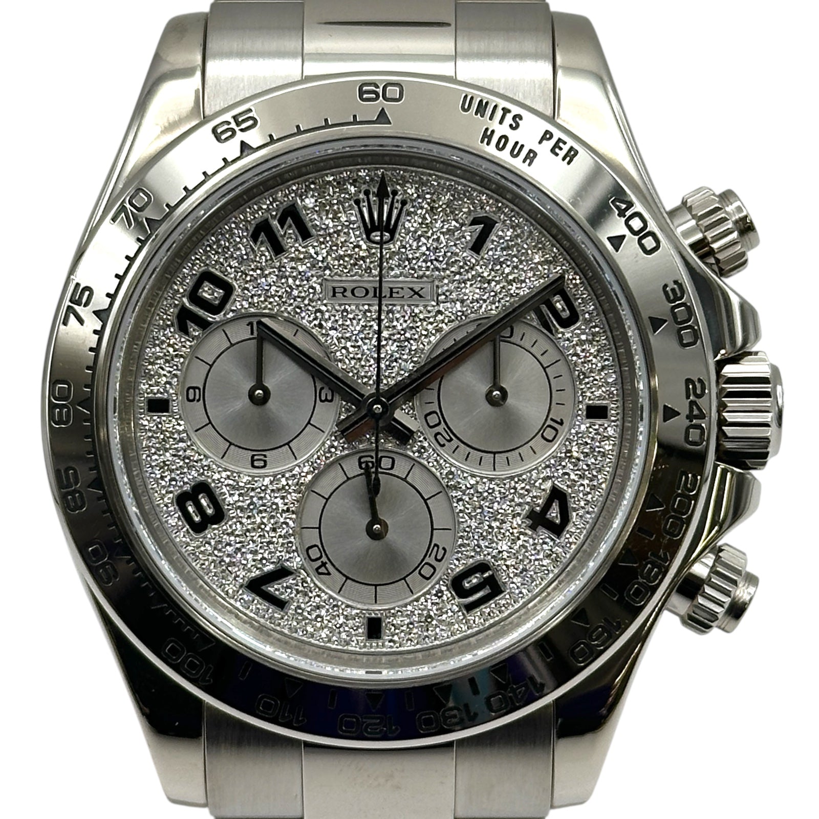 ロレックス ROLEX デイトナ 116509 パヴェダイヤモンド/シルバー