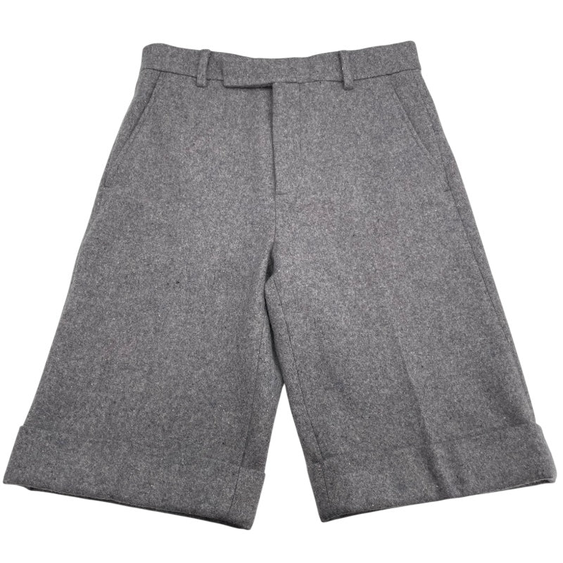 グッチ GUCCI メルトンウールカシミヤショートスラックスパンツ