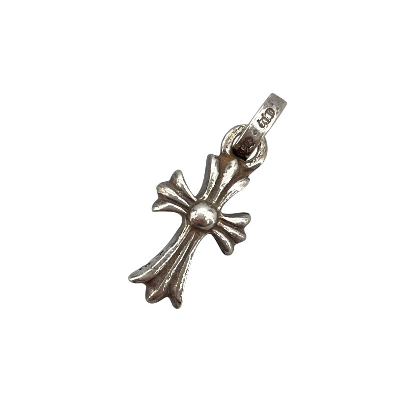 CHROME HEARTS ベビーファット チャーム シルバー クロムハーツCHクロスベビーファットチャームwithパヴェ