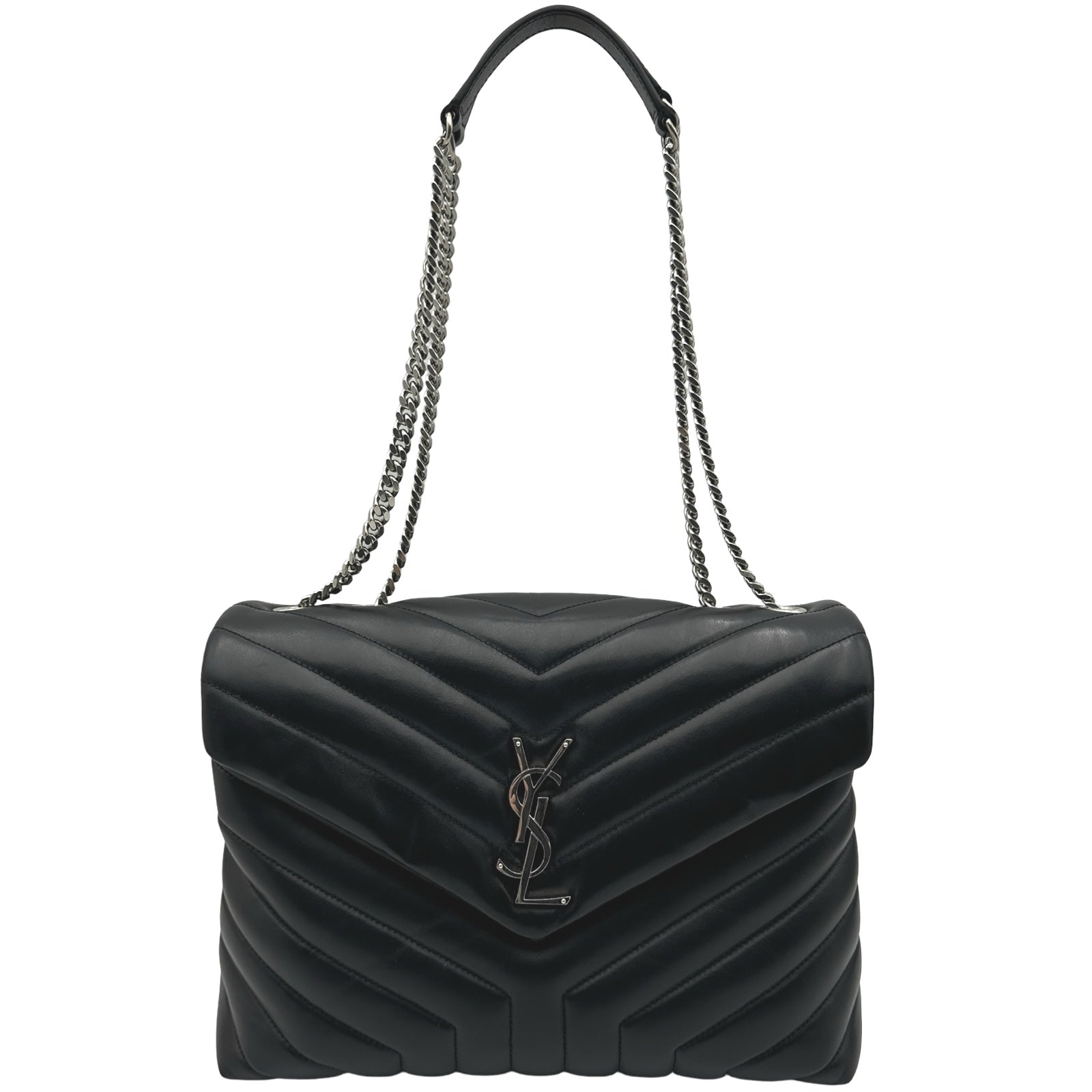 サンローラン SAINT LAURENT ルル ミディアム 574946 ブラック