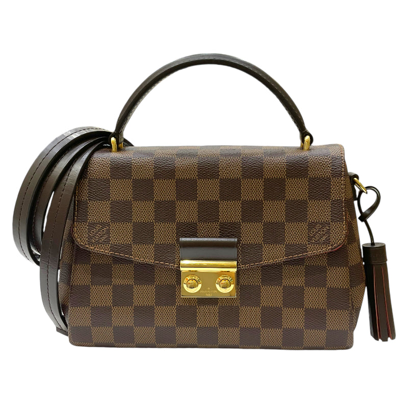 ルイ・ヴィトン LOUIS VUITTON クロワゼット N53000 エベヌ ダミエ・キャンバス/レザー レディース ショルダーバッグ |  中古ブランドリユースショップ OKURA(おお蔵)