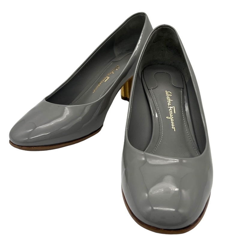 サルヴァトーレ・フェラガモ Salvatore Ferragamo パテントレザー 
