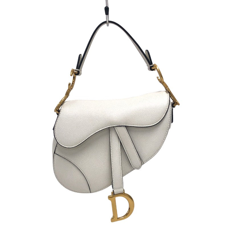 クリスチャン・ディオール Christian Dior サドルバッグ ミニ ホワイト 