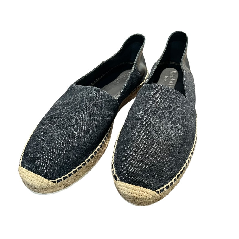 ベルルッティ Berluti カリグラフィデニムエスパドリーユ ネイビー 