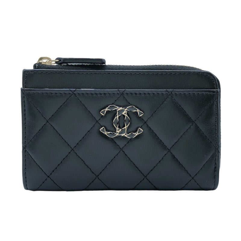 シャネル CHANEL ココマーク マトラッセフラグメントケース AP3630 ブラック GD金具 ラム レディース カードケース |  中古ブランドリユースショップ OKURA(おお蔵)