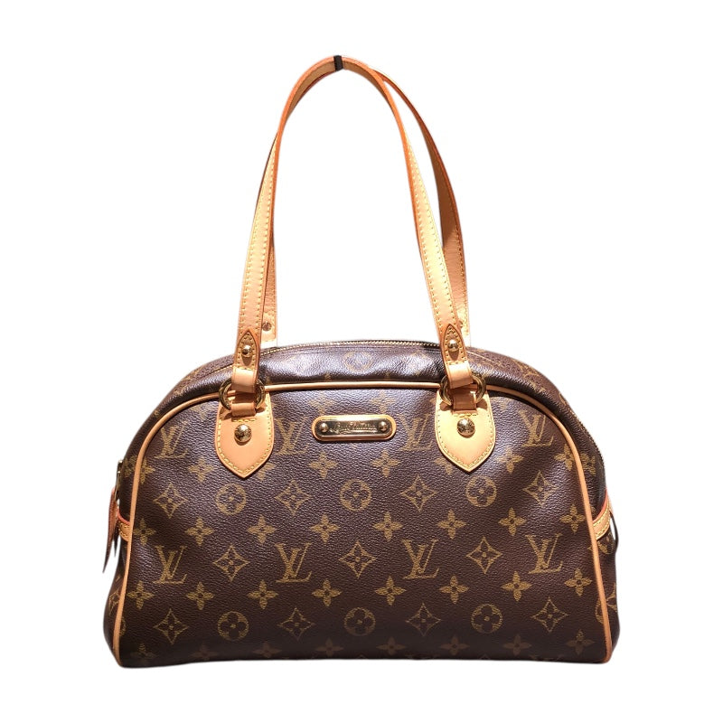 LOUIS VUITTON ハンドバッグ モノグラム モントルグイユ PM 茶 ルイ・ヴィトン LOUIS VUITTON モントルグイユPM M95565