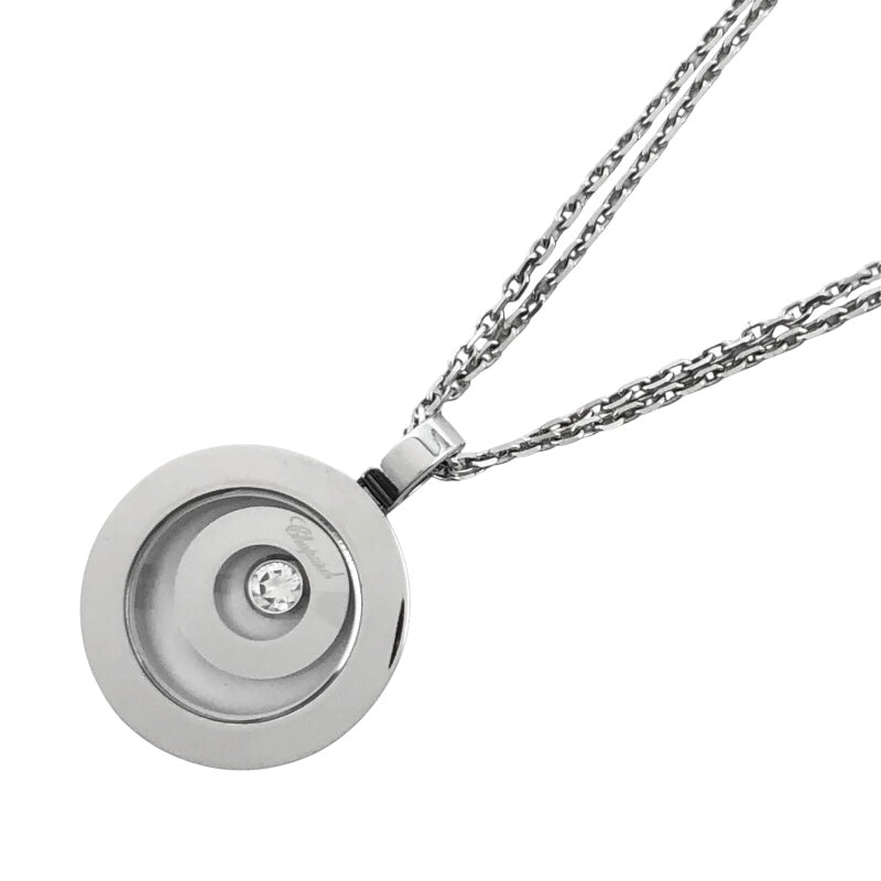 【第1位獲得！】 ショパール Chopard ハッピースピリットダイヤネックレス K18WG ネックレス、ペンダント、チョーカー