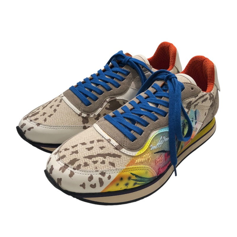 ETRO スニーカー エトロ ETRO 総柄ローカットスニーカー マルチカラー ﾚｻﾞｰ メンズ