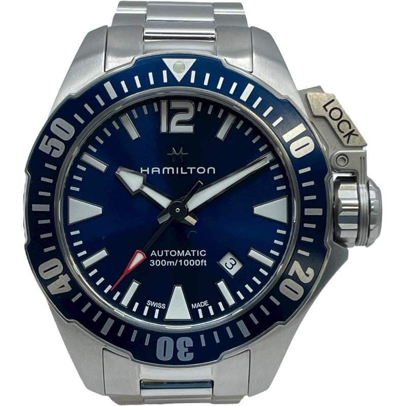 Hamilton 自動巻き腕時計 ブルー