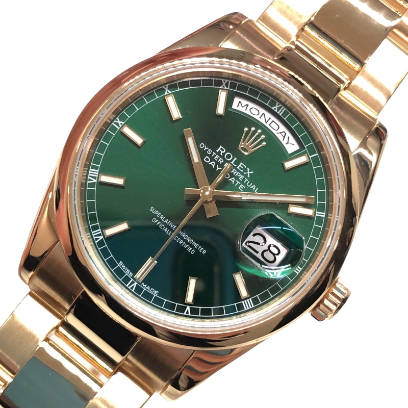ロレックス ROLEX デイデイト K番 118208 K18YG 自動巻き メンズ 腕時計