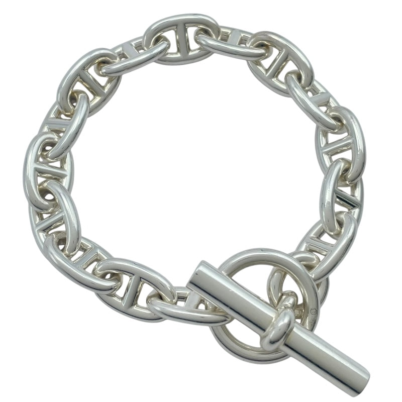 エルメス HERMES シェーヌダンクルブレスMM 15コマ シルバー