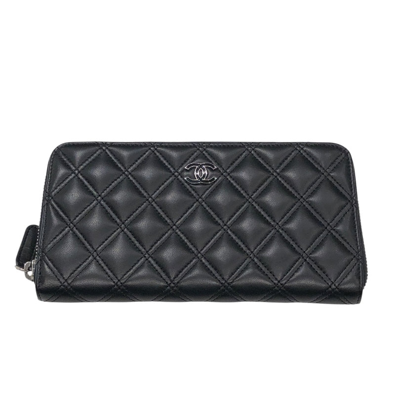 シャネル長財布 マトラッセ黒CHANEL
