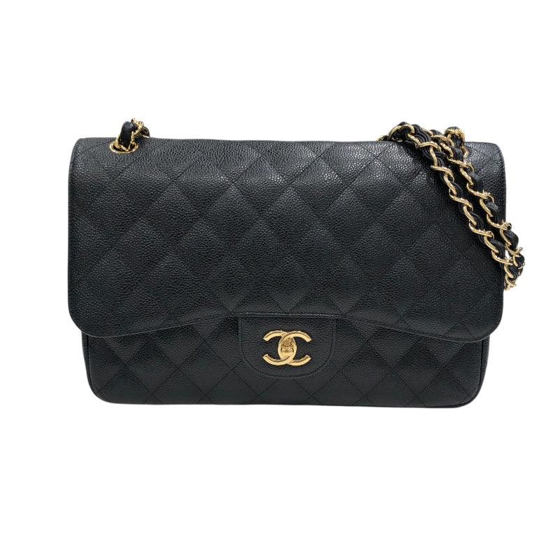 シャネル CHANEL デカマトラッセ A58600 ブラックゴールド金具 キャビアスキン レディース ショルダーバッグ シャネル CHANEL デカマトラッセ A58600 ブラックゴールド金具