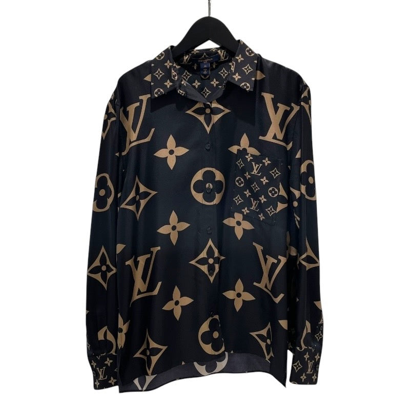 Leopard Jacquard Satin Shirt | VERSACE US