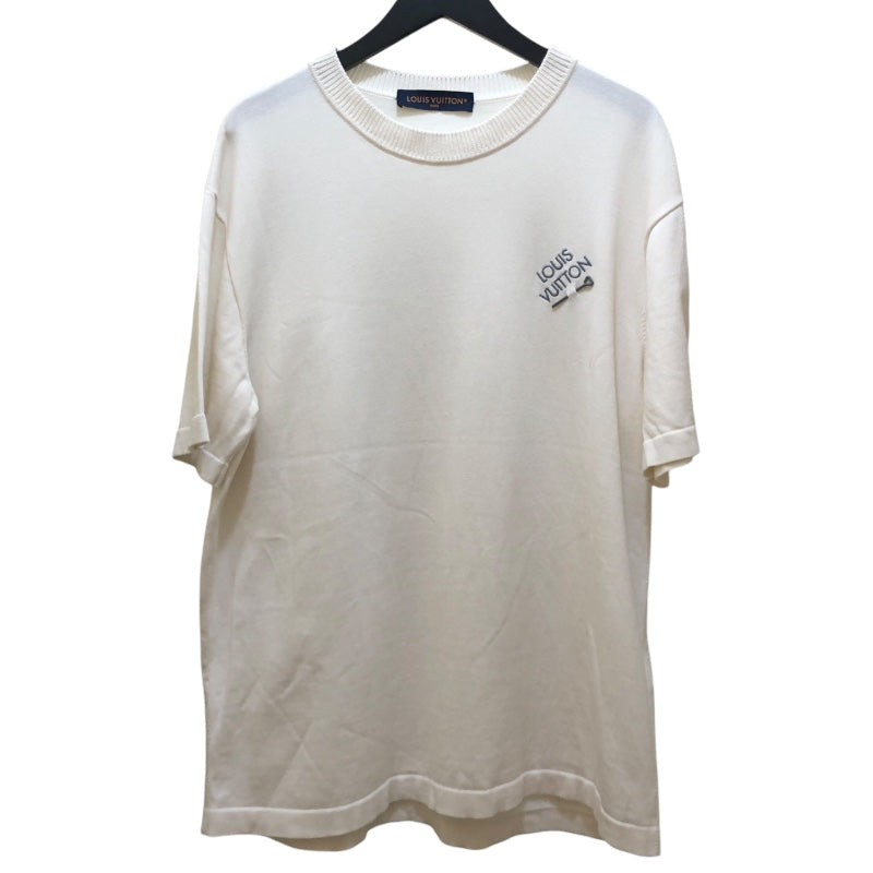 XS 白 tee Tシャツ ルイヴィトン メンズ LV ビッグロゴ トップス
