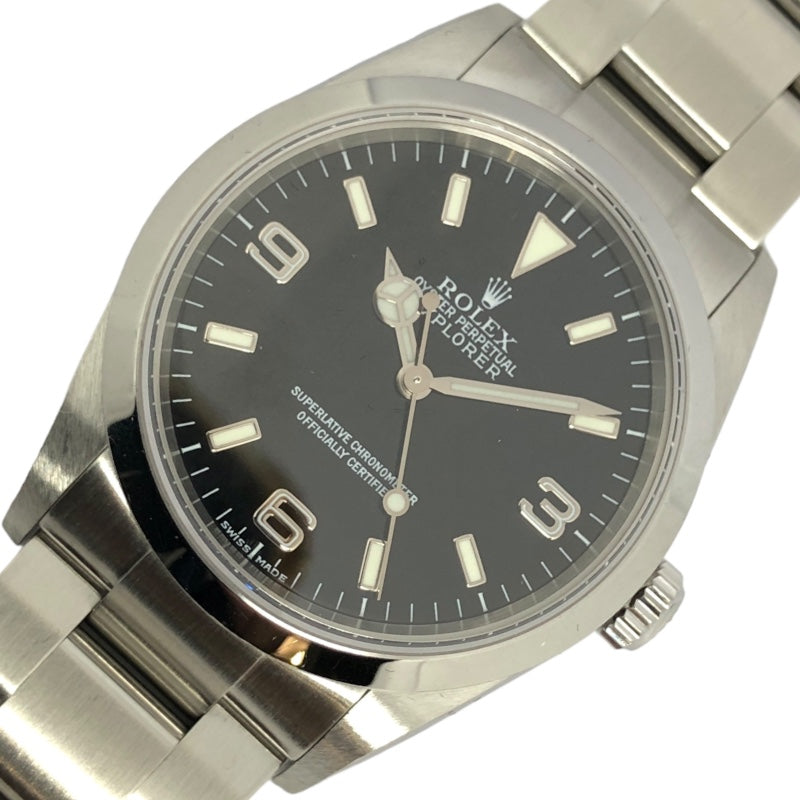 ロレックス ROLEX エクスプローラー1 F番 114270 ブラック SS 自動巻き メンズ 腕時計