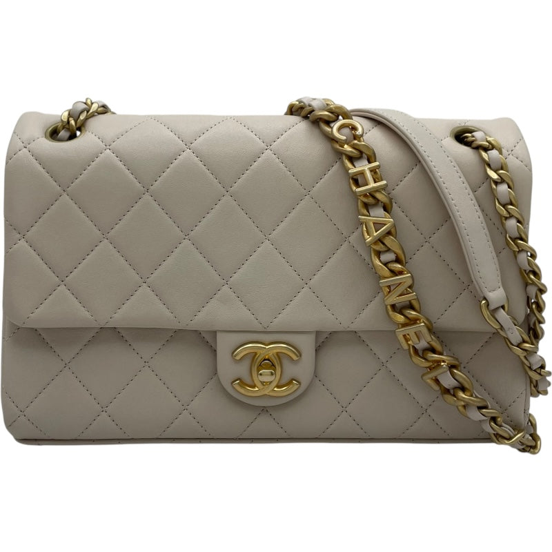 CHANEL シャネル ショルダーバッグ ベージュ/GD金具 レディース シャネル CHANEL マトラッセチェーンショルダーバッグ ベージュ GD金具