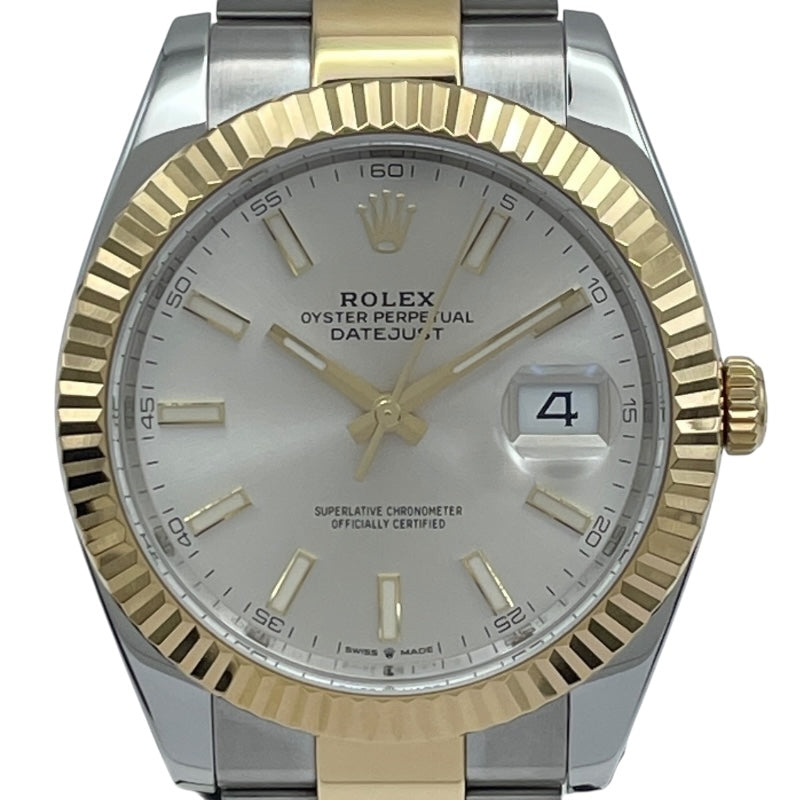 ロレックス ROLEX デイトジャスト41 126333 シルバー ゴールド