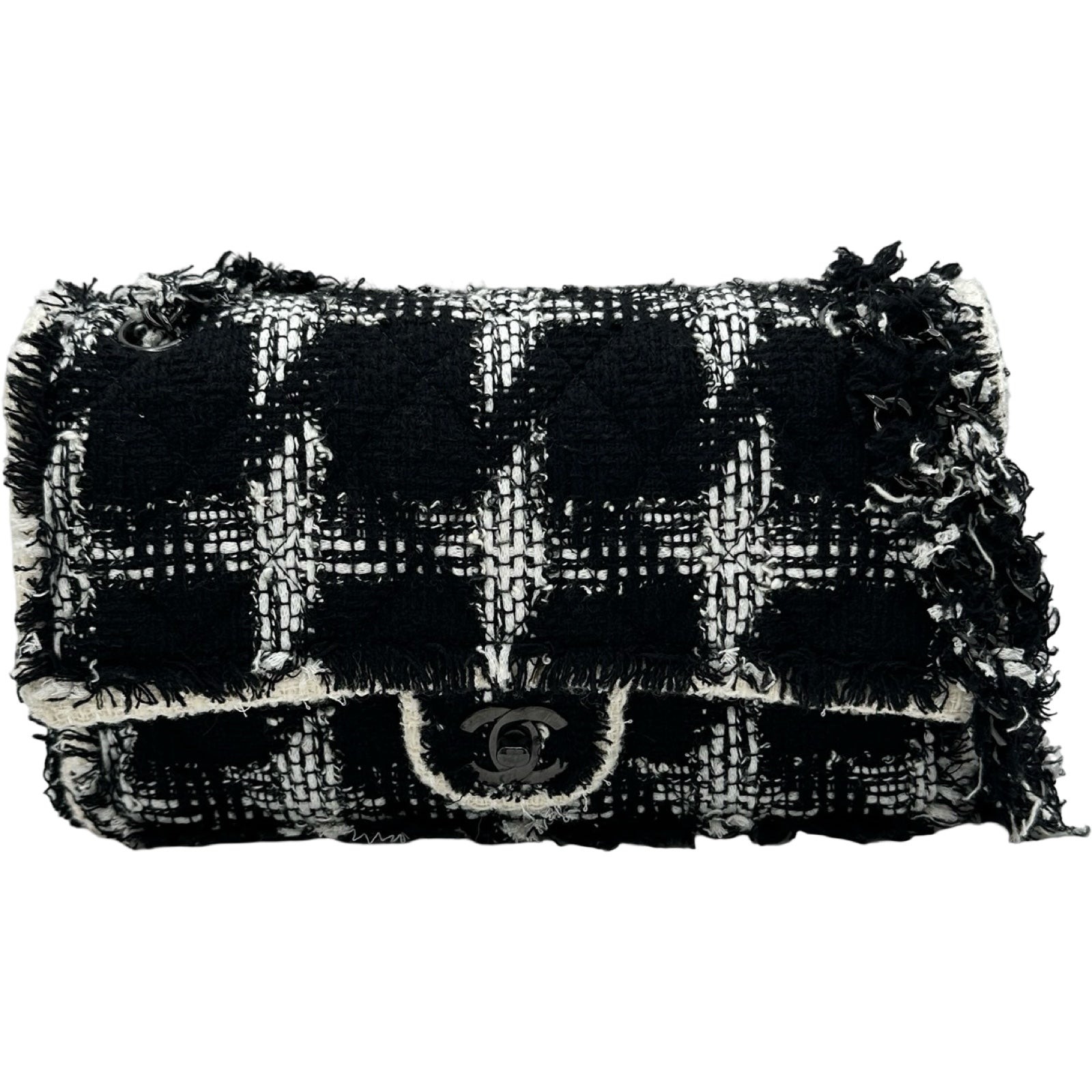 シャネル CHANEL マトラッセ25 A01112 30番台 ブラック/ホワイト