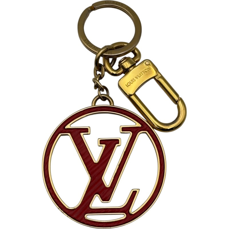 ルイ・ヴィトン LOUIS VUITTON ポルトクレ LV サークル ゴールド 