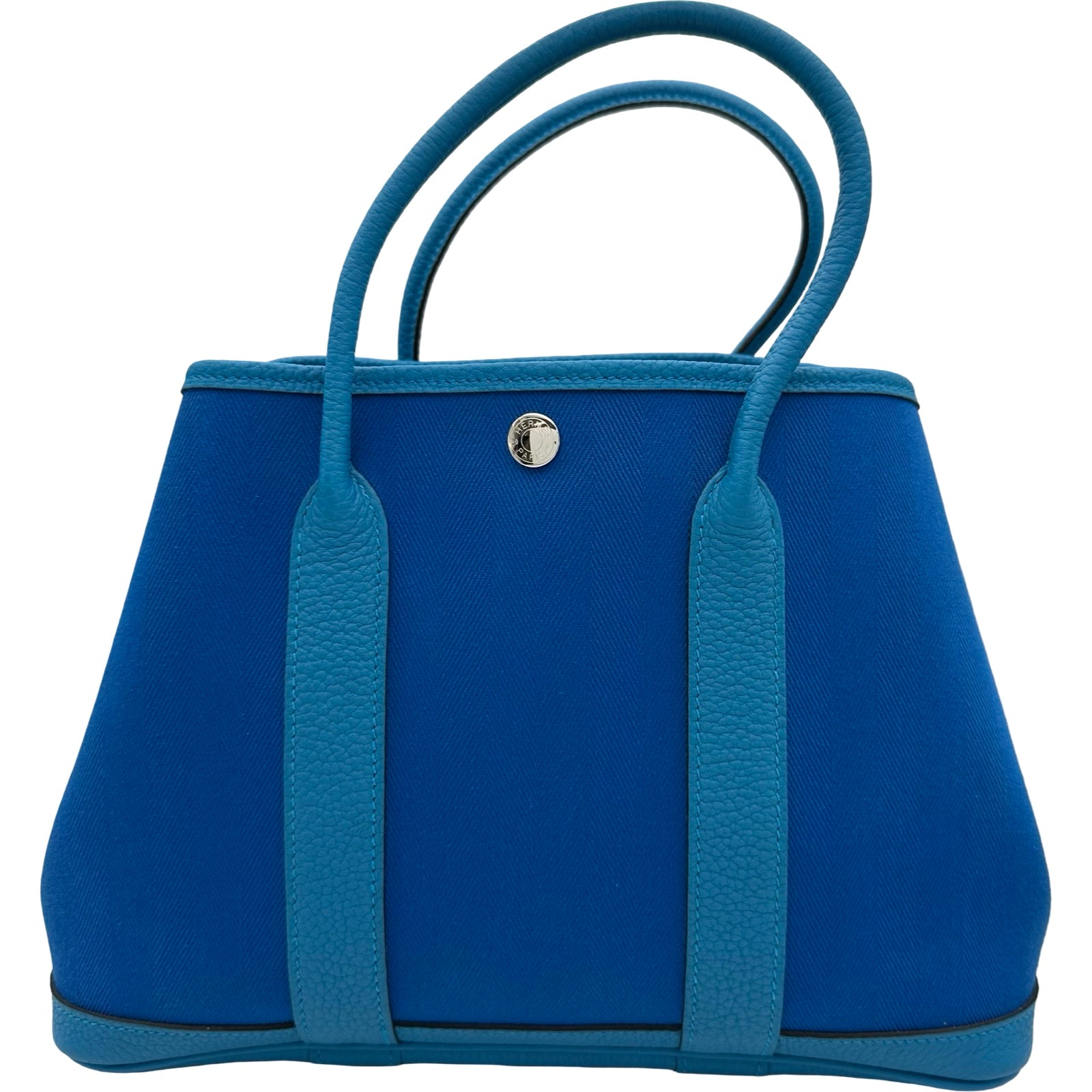 エルメス HERMES ガーデンパーティTPM Z刻印 ブルーゼリージュ/ブルー 