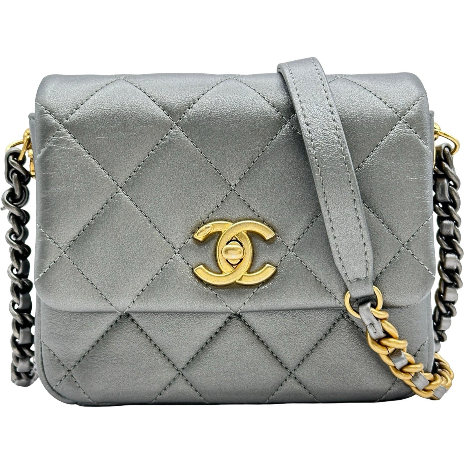 シャネル CHANEL ミニフラップチェーンショルダーバッグ AS2734