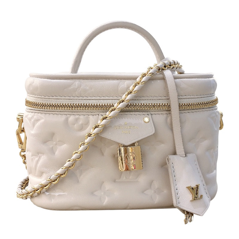 ルイ・ヴィトン LOUIS VUITTON ヴァニティPM M25219 ホワイト