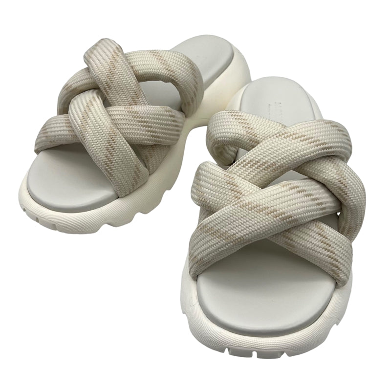 MONCLER モンクレール BELAY KNOT Sandals スライドサンダル モンクレール MONCLER BELAY KNOTクロスストラップサンダル 36