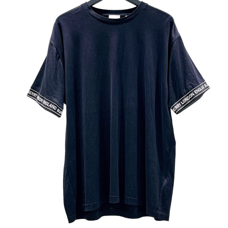 バーバリー BURBERRY ロゴスリーブTシャツ 8026224 ブラック コットン メンズ 半袖Ｔシャツ | 中古ブランドリユースショップ  OKURA(おお蔵)