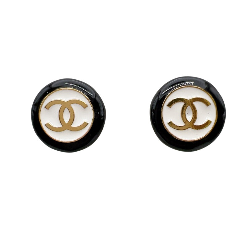 シャネル CHANEL ココマーク イヤリング ブラック/ホワイト メタル アクセサリー | 中古ブランドリユースショップ OKURA(おお蔵)