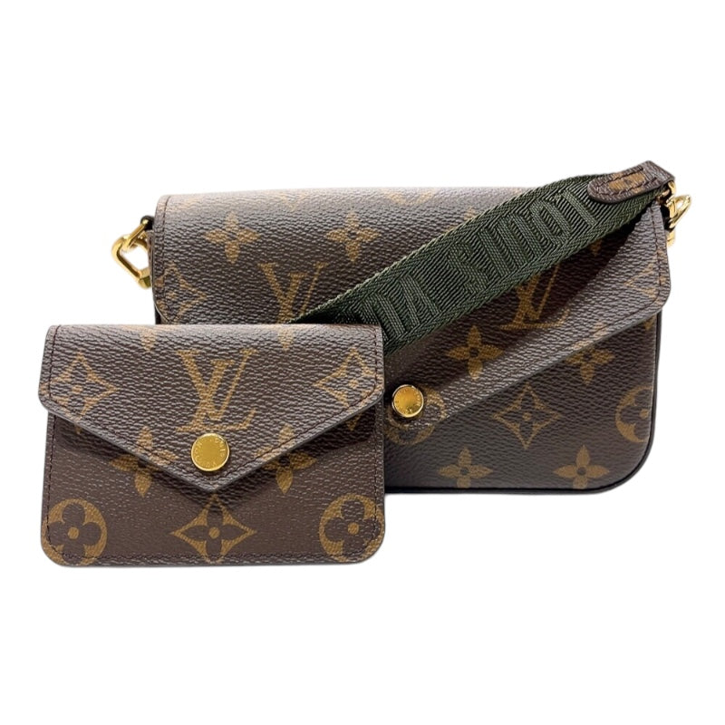 ルイ・ヴィトン LOUIS VUITTON ミュルティポシェット・フェリシー M80091 ブラウン ゴールド金具 モノグラム レディース |  中古ブランドリユースショップ OKURA(おお蔵)