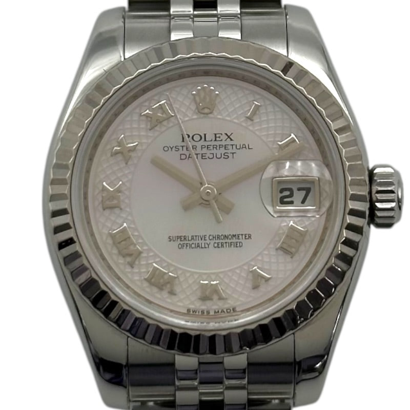ロレックス ROLEX デイトジャスト26ミリヤードピンクシェル 179174NRD