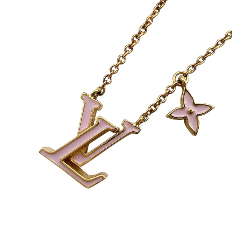 ルイ・ヴィトン LOUIS VUITTON ネックレス・LVアイコニック ゴールド 