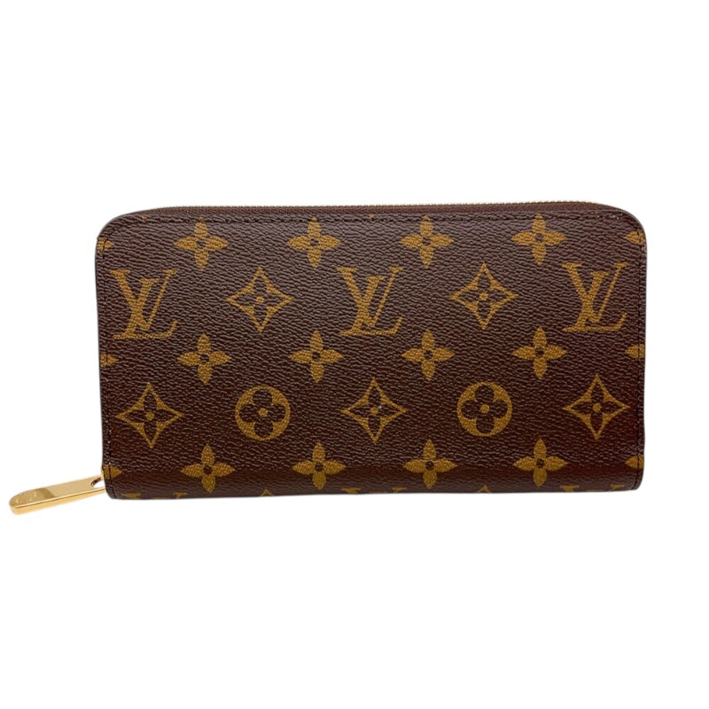 LOUIS VUITTON(ルイヴィトン) 長財布 モノグラム ジッピーウォレット M41894 ローズ・バレリーヌ レザー、牛革 ルイ・ヴィトン LOUIS VUITTON ジッピーウォレット M41894 ブラウン