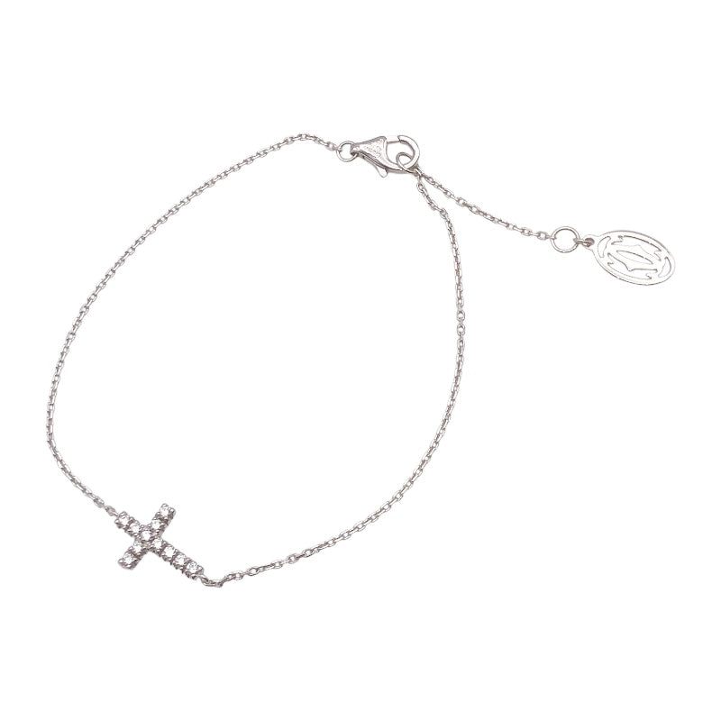 カルティエ Cartier シンボルクロス ダイヤネックレス K18