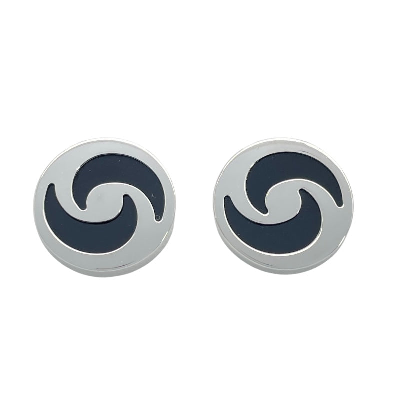 ブルガリ BVLGARI オプティカルピアス K18WG/オニキス