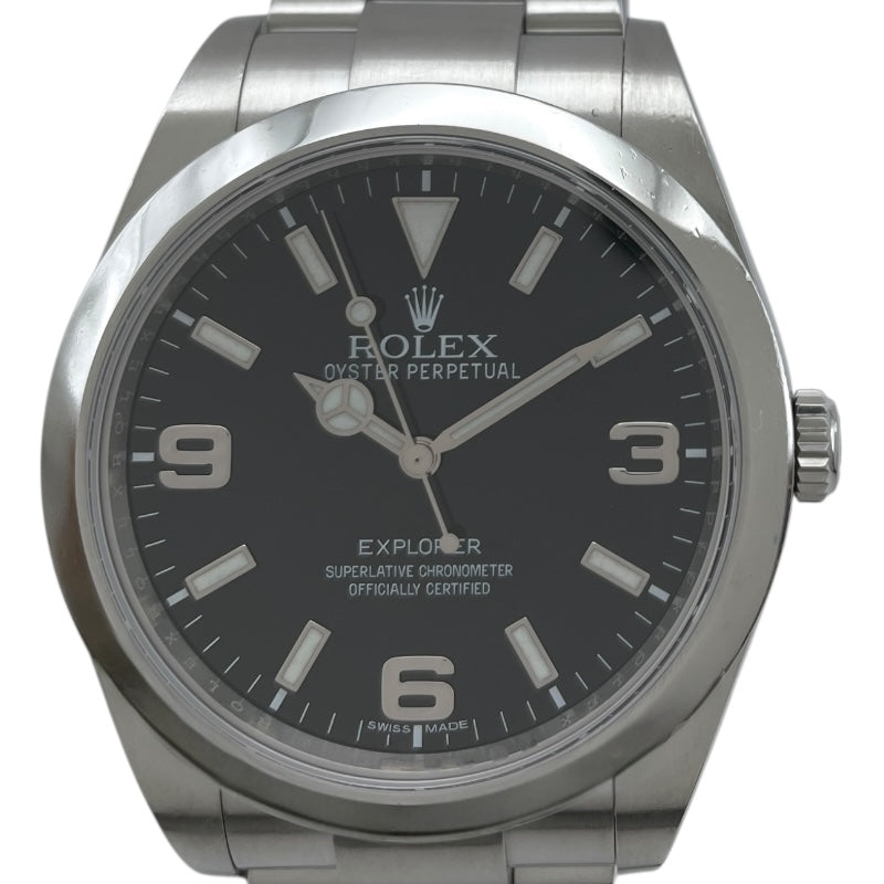 ロレックス ROLEX エクスプローラー1 214270 ブラック SS 自動巻き 