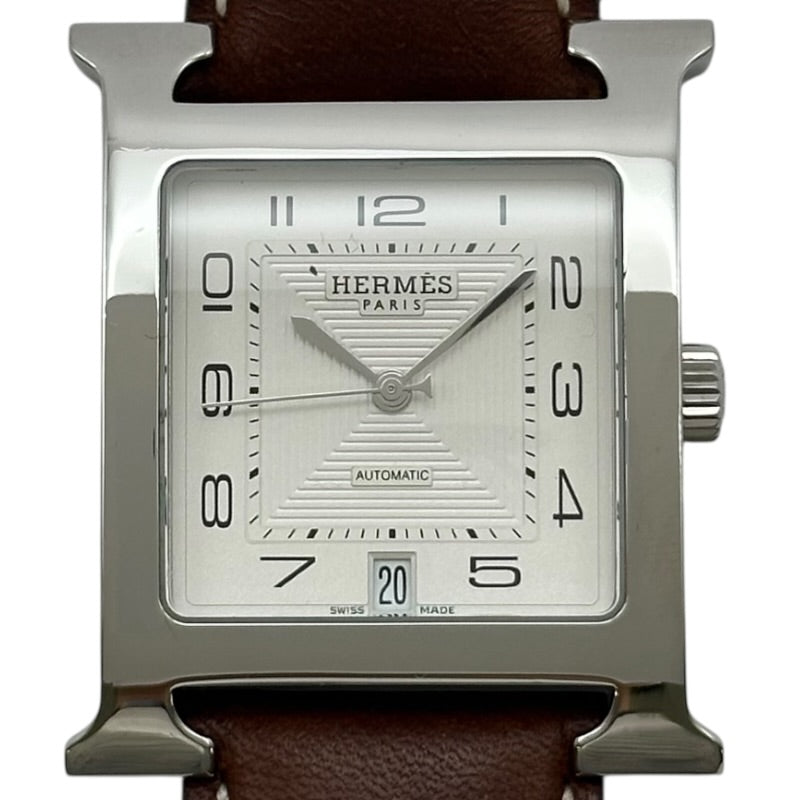 エルメス HERMES Hウォッチ HH2.810 ホワイト ステンレススチール 自動