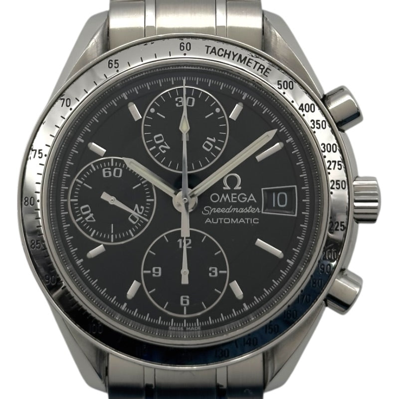 OMEGA スピードマスターデイト自動巻き クロノグラフ 腕時計 3513-50 オメガ OMEGA スピードマスターデイト クロノグラフ 3513.50 ブラック