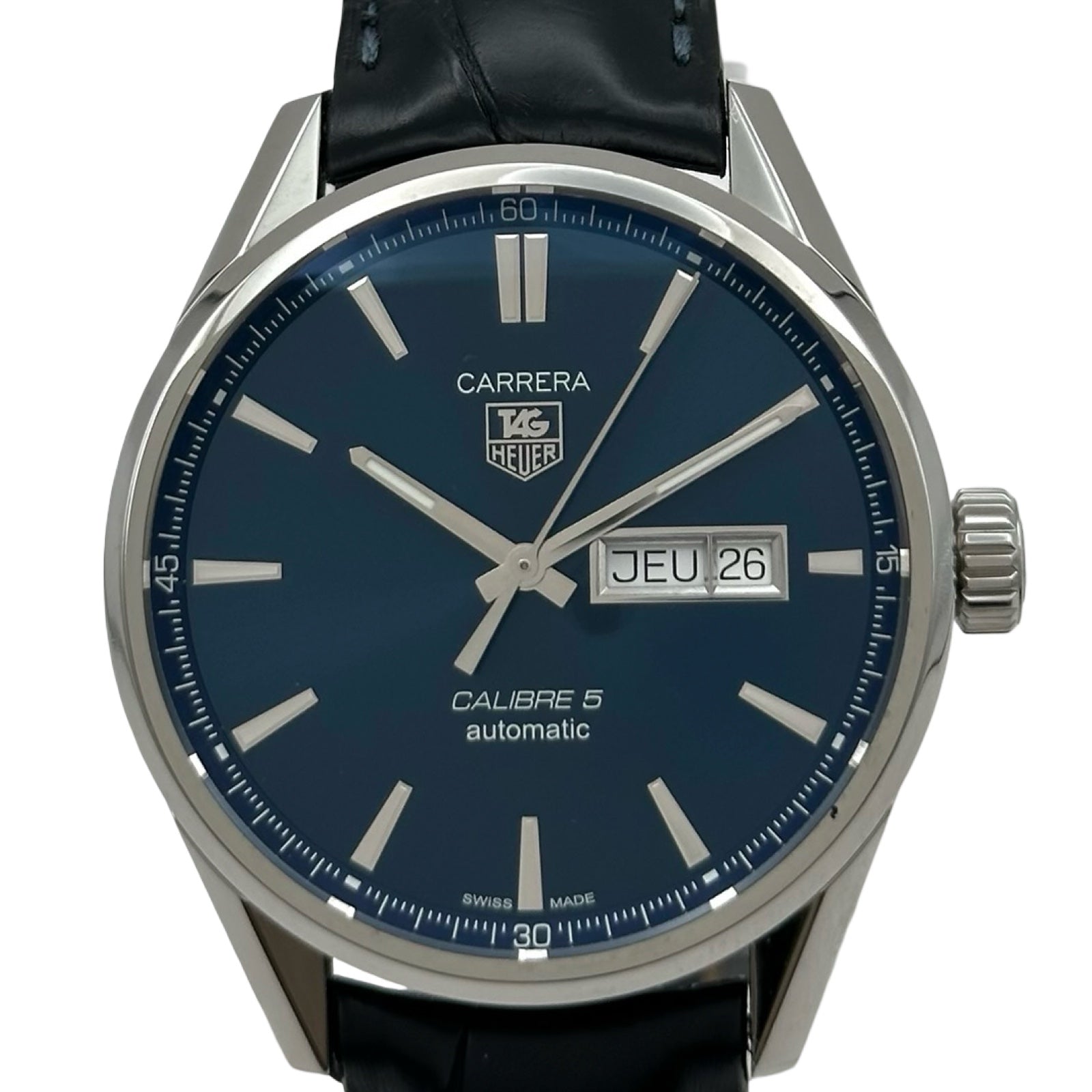 定価34万カレラ キャリバー5デイデイト 自動巻 時計 メンズ WAR201E タグ・ホイヤー TAG HEUER カレラ キャリバー5 デイデイト WAR201E