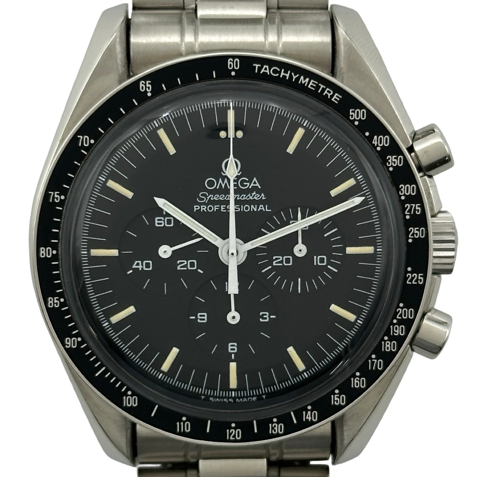 オメガ Geneve ステンレススチール 時計 オメガ OMEGA スピードマスタープロフェッショナル 3590.50 ブラック