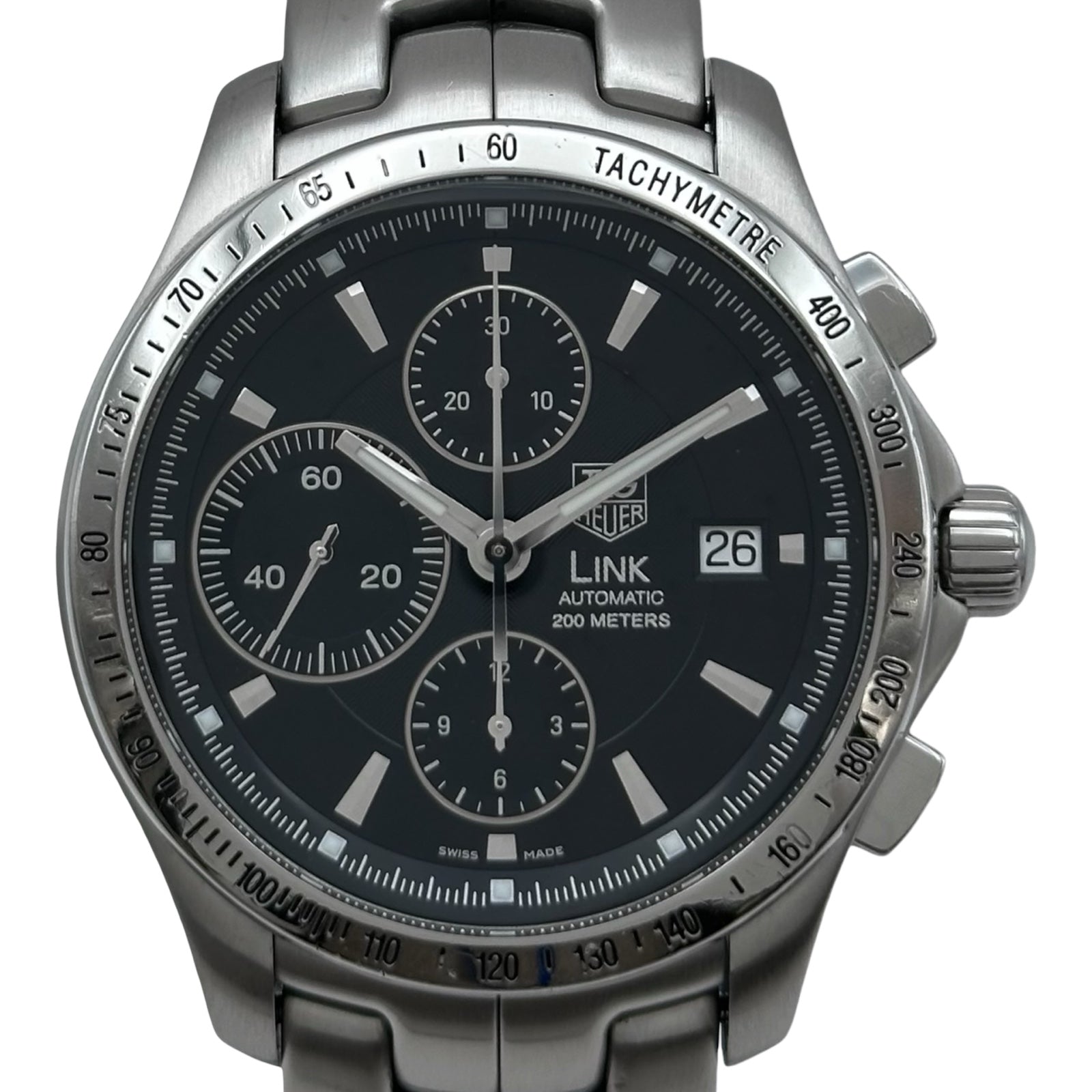 タグ・ホイヤー TAG HEUER リンク クロノグラフ CJF2110 ブラック 