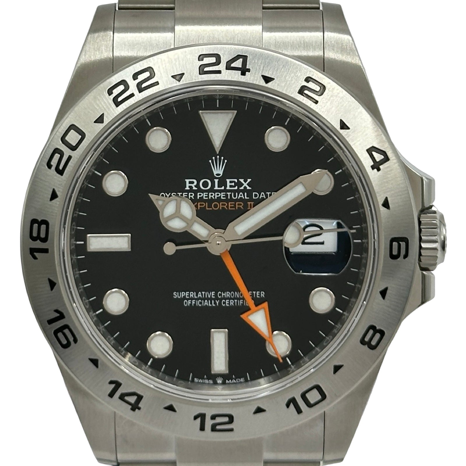 ロレックス ROLEX エクスプローラー2 226570 ブラック ステンレス