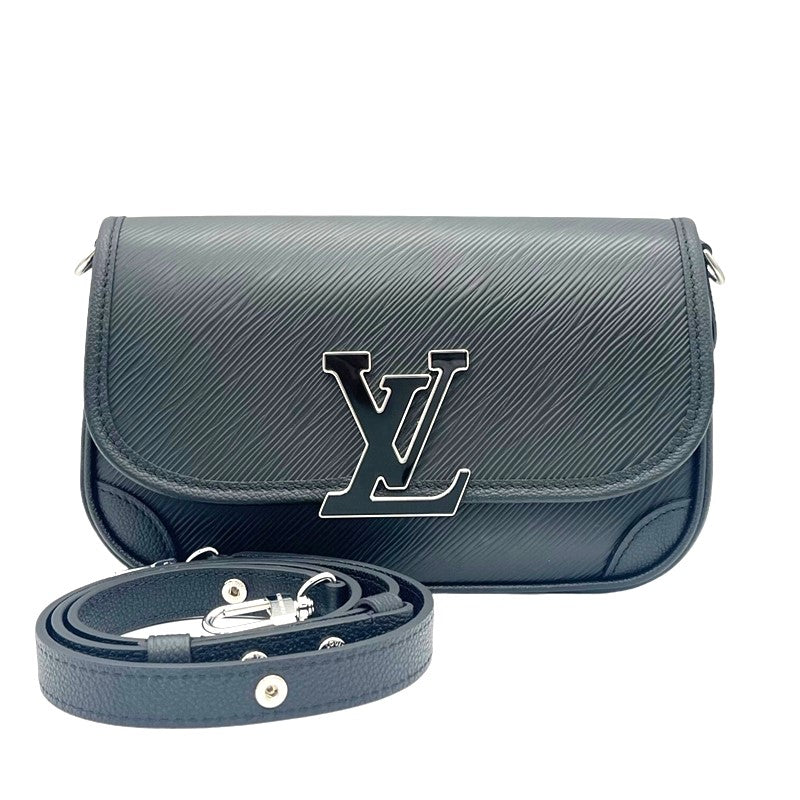 ルイ・ヴィトン LOUIS VUITTON ビュシNM M59386 ブラック シルバー金具 ...