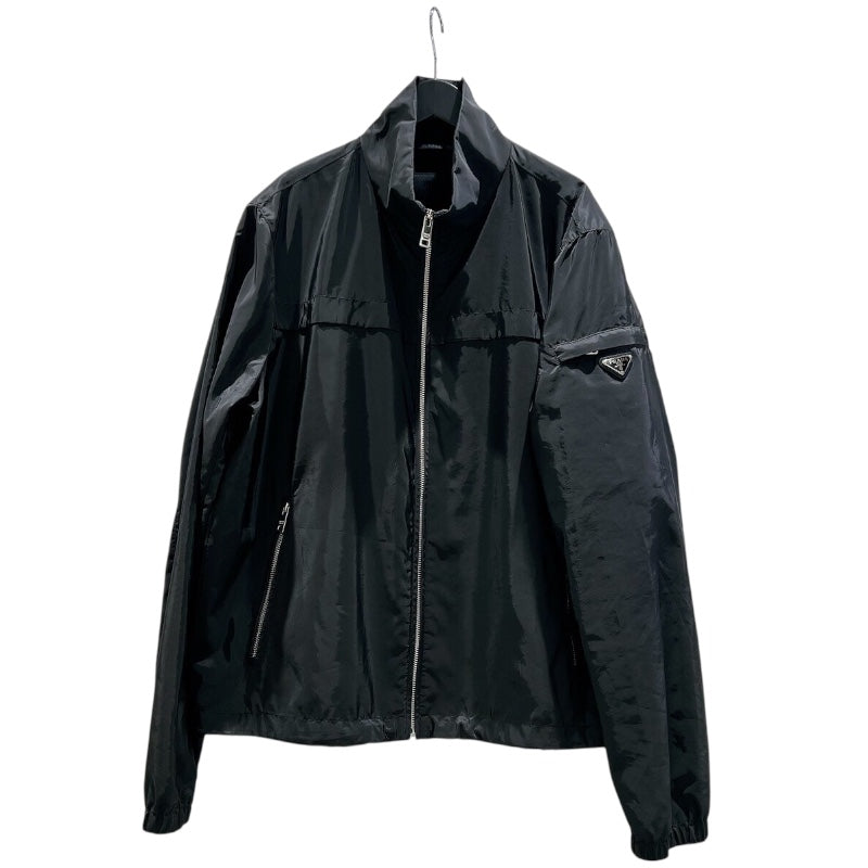 美品　PRADA 中綿ナイロンリバーシブルジャケット　三角ロゴ 中古・古着通販】PRADA (プラダ) 三角ロゴナイロンジャケット