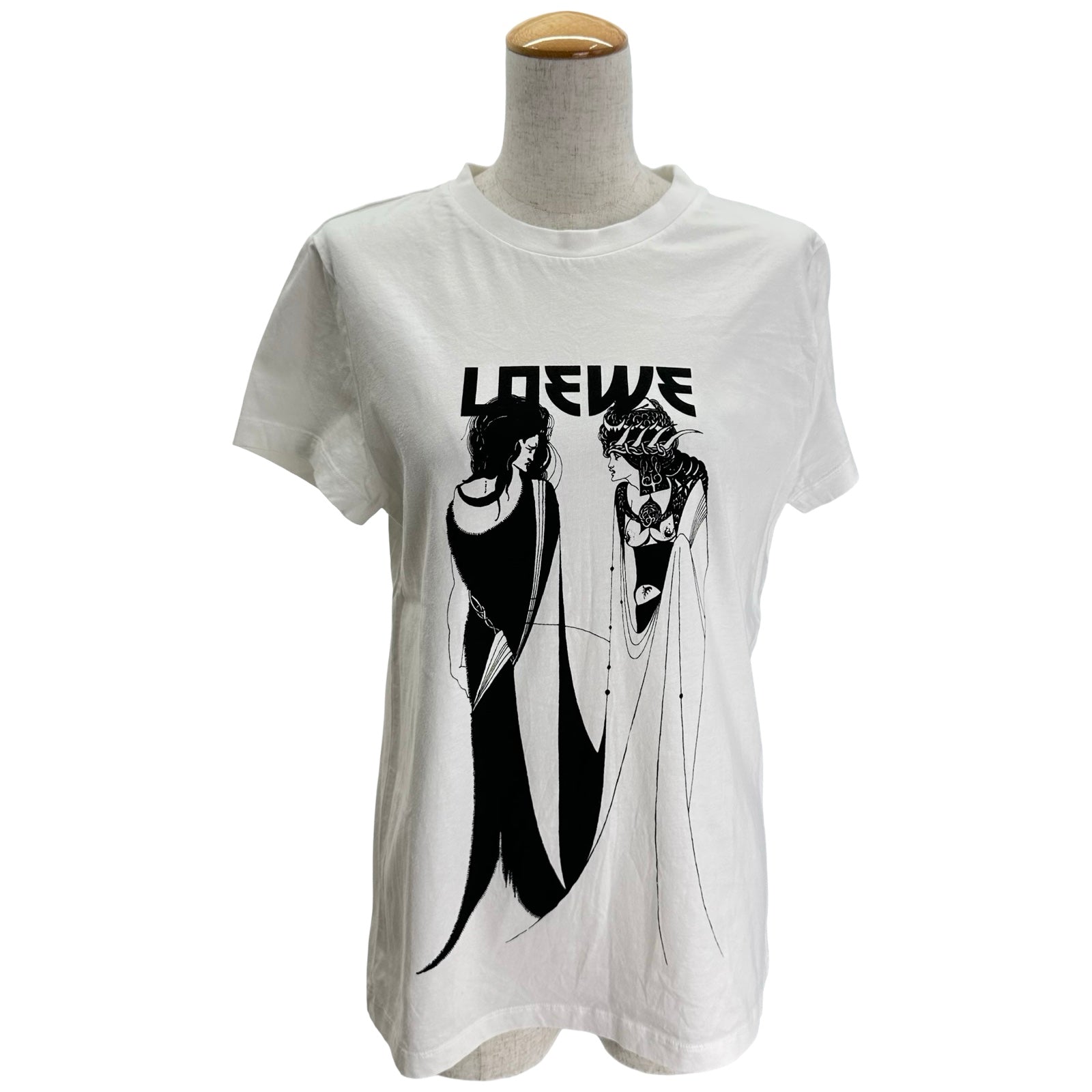 ロエベ LOEWE Salomeプリント半袖Tシャツ S6299932PC ホワイト ロエベ LOEWE Salomeプリント半袖Tシャツ S6299932PC ホワイト