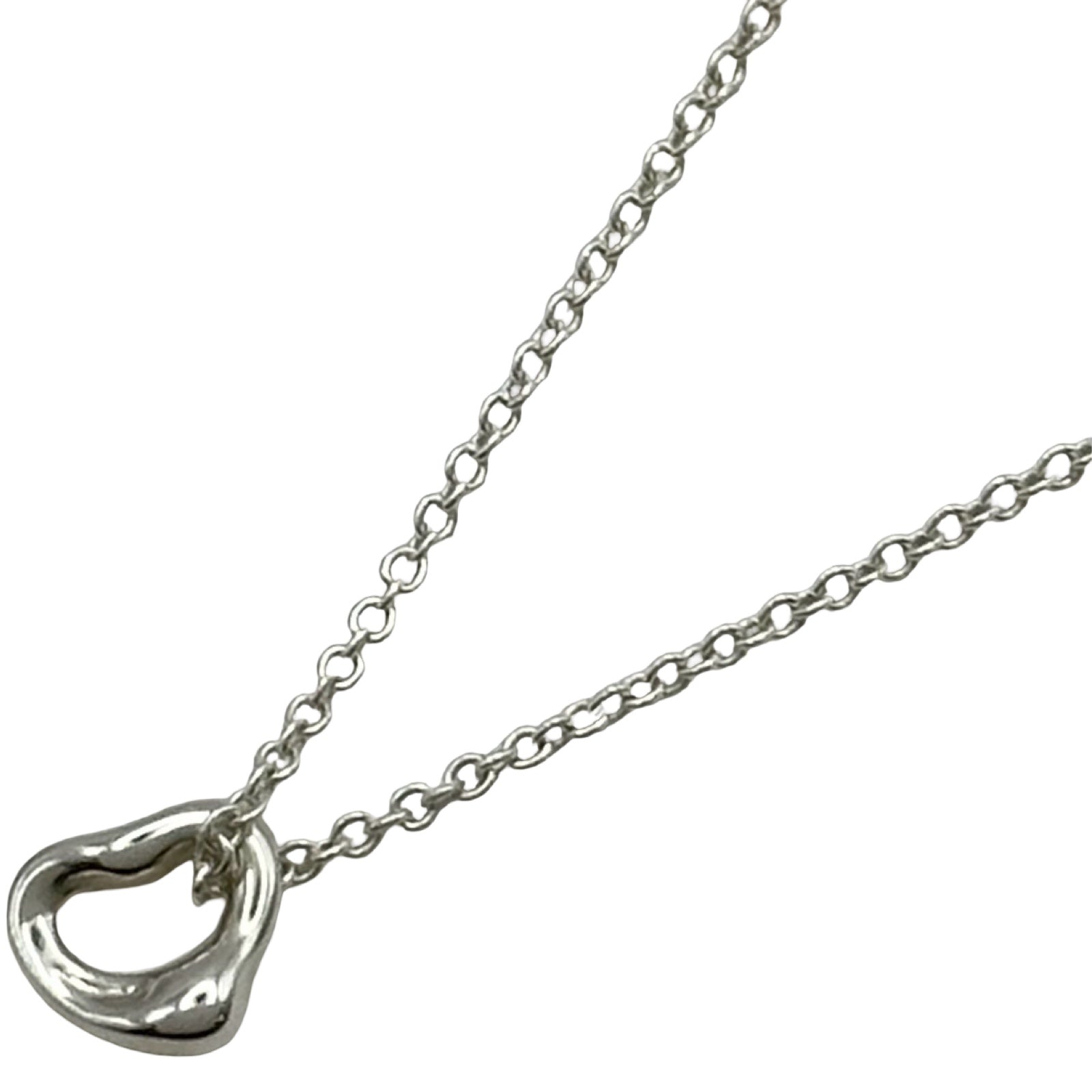 ティファニー TIFFANY＆CO オープンハートミニネックレス シルバー